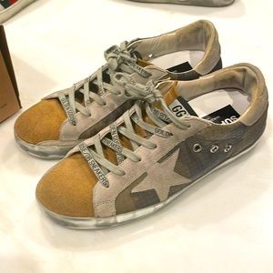 Golden goose camo superstars worn only x3
